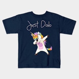 Unicorn Just Dab Kids T-Shirt